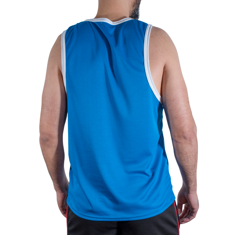 MACHO - CMV002 CAMISETA AZUL DE GINÁSTICA TAMANHO S/M - Infernum Store