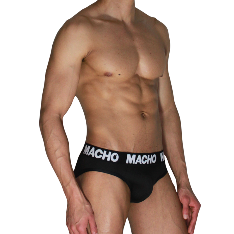 MACHO - MCH007 SLIP CLÁSSICO PRETO + PRETO L - Infernum Store