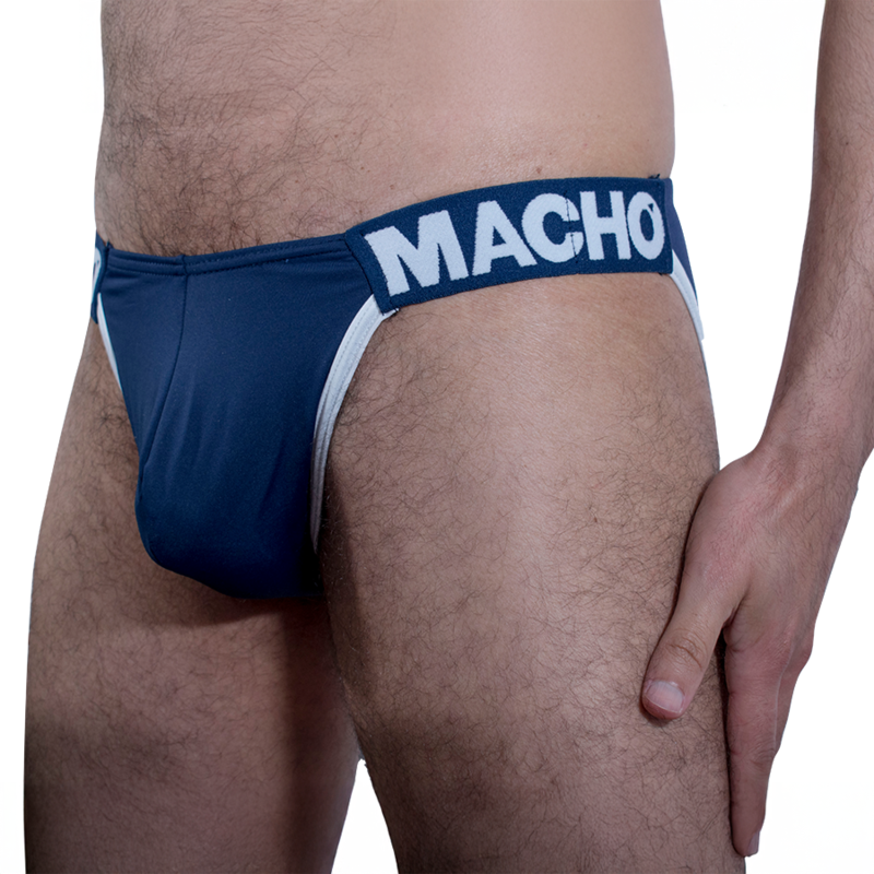 MACHO - MCH011 AZUL ESCURO COM DESLIZAMENTO LATERAL XL - Infernum Store