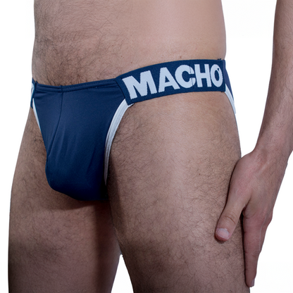 MACHO - MCH011 AZUL ESCURO COM DESLIZAMENTO LATERAL XL - Infernum Store