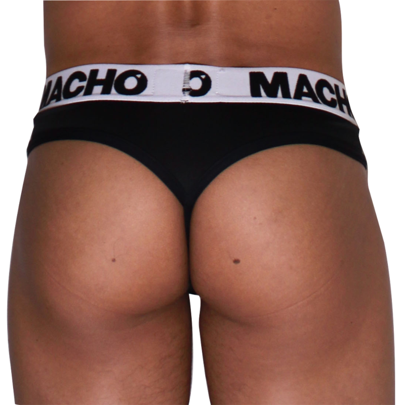 MACHO - MTG002 PRETO/CALÇA TONGA PRETA M - Infernum Store