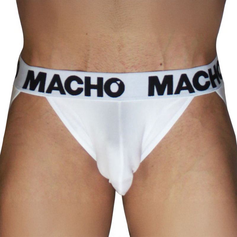 MACHO - MX29BL JOCK BRANCO + BRANCO L - Infernum Store