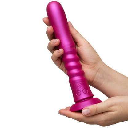 ROMP - JIGGLE VIBRADOR COM MOVIMENTOS PARA CIMA E PARA BAIXO COM VENTOSA ROSA - Infernum Store