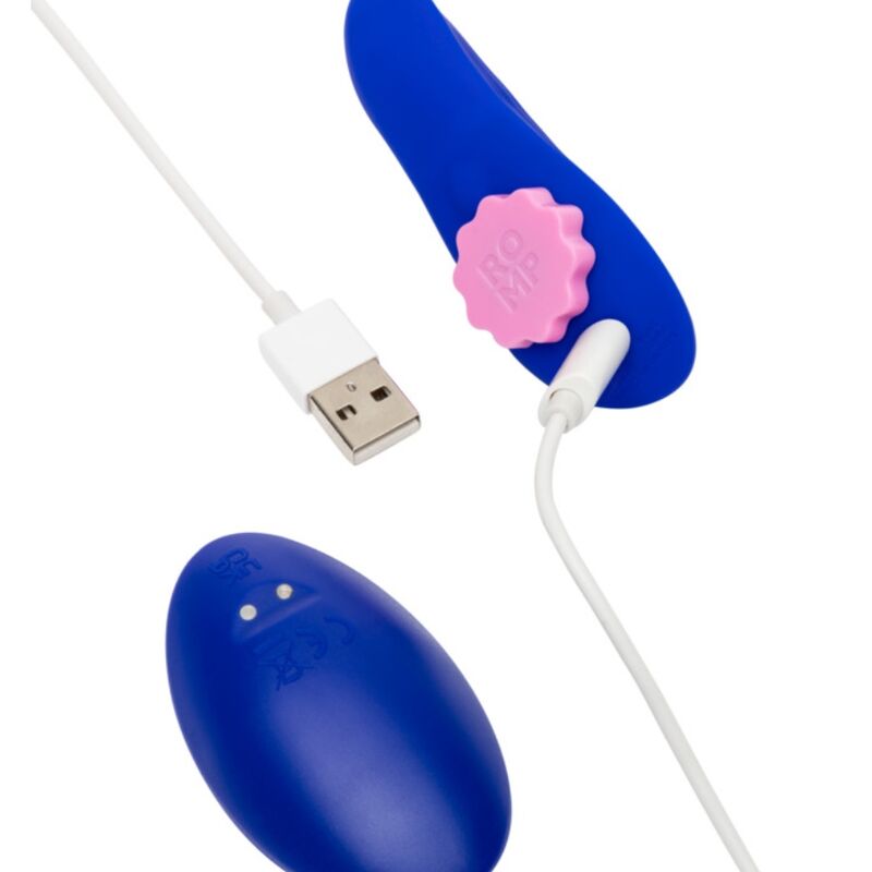 ROMP - CALCINHA DE SILICONE VIBRATÓRIA MAGNÉTICA PARA FESTAS COM CONTROLE REMOTO - Infernum Store