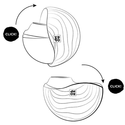 ROMP - SPIN CLITORAL SUCTION ANTITUDE COM ABERTURA E FECHAMENTO ROTATIVOS - Infernum Store
