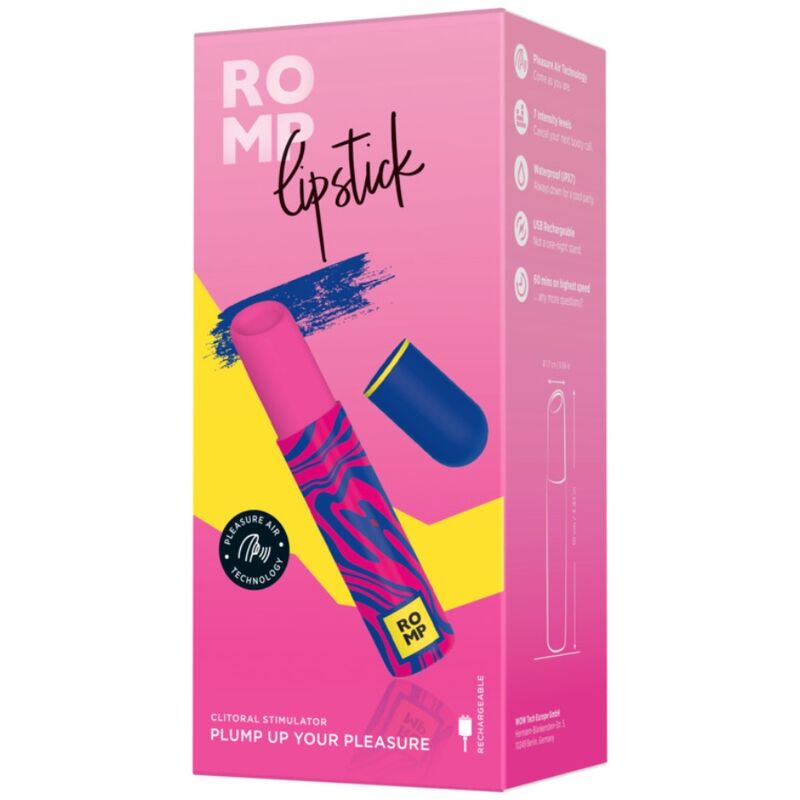 ROMP - BATOM ESTIMULANTE CLITÓRIS 7 NÍVEIS - Infernum Store