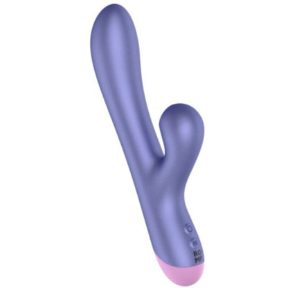 ROMP - PULSE RABBIT VIBRADOR DUPLO PARA PONTO G AZUL ELÉTRICO - Infernum Store