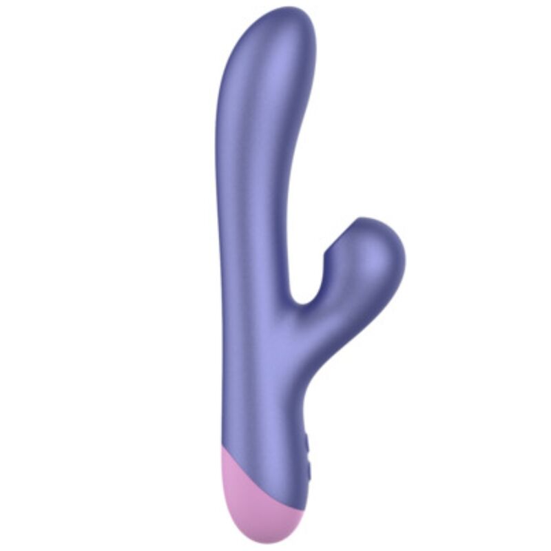 ROMP - PULSE RABBIT VIBRADOR DUPLO PARA PONTO G AZUL ELÉTRICO - Infernum Store