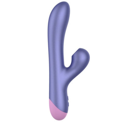 ROMP - PULSE RABBIT VIBRADOR DUPLO PARA PONTO G AZUL ELÉTRICO - Infernum Store