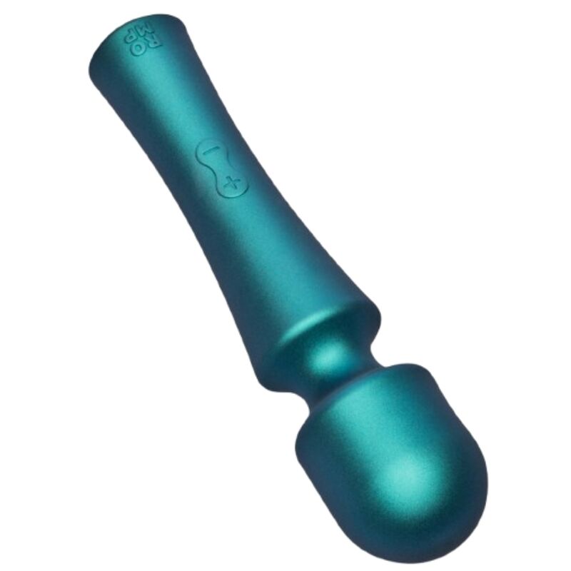 ROMP - PRESTO MINI WAND VIBRATOR COM CABEÇA FLEXÍVEL VERDE - Infernum Store