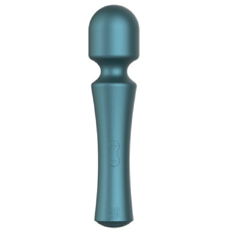 ROMP - PRESTO MINI WAND VIBRATOR COM CABEÇA FLEXÍVEL VERDE - Infernum Store