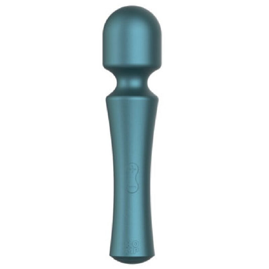 ROMP - PRESTO MINI WAND VIBRATOR COM CABEÇA FLEXÍVEL VERDE - Infernum Store