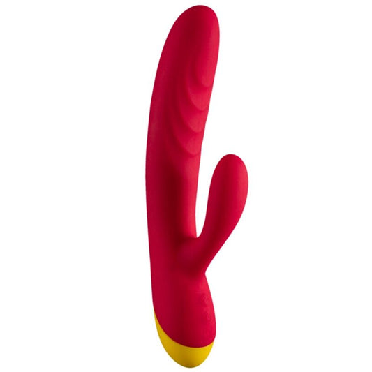 ROMP - JAZZ VIBRADOR COELHO RECARREGÁVEL VERMELHO - Infernum Store