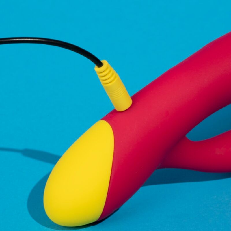 ROMP - JAZZ VIBRADOR COELHO RECARREGÁVEL VERMELHO - Infernum Store
