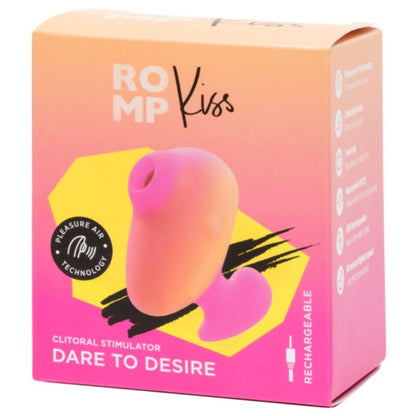 ROMP - KISS VIBRADOR DE DEDO RECARREGÁVEL COM SUCÇÃO CLITÓRICA - Infernum Store
