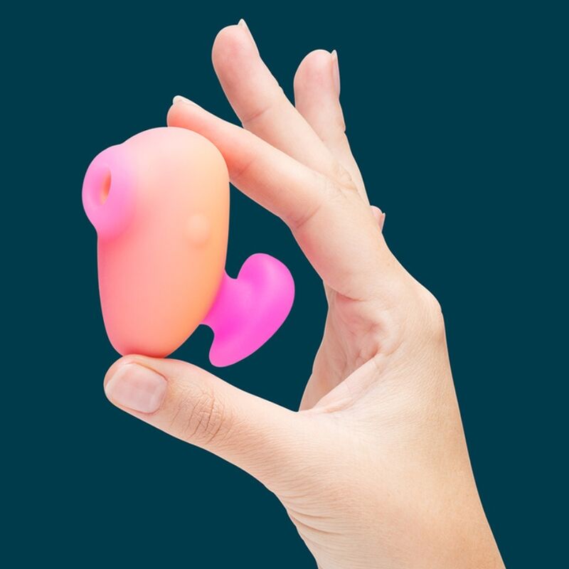 ROMP - KISS VIBRADOR DE DEDO RECARREGÁVEL COM SUCÇÃO CLITÓRICA - Infernum Store