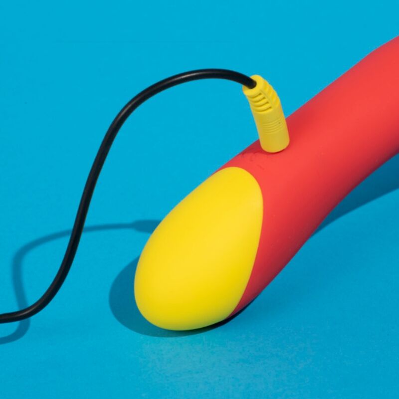 ROMP - HYPE VIBRADOR MULTIFUNCIONAL PARA PONTO G VERMELHO - Infernum Store
