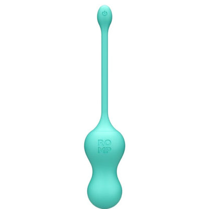 ROMP - CELLO OVO VIBRATÓRIO MULTIFUNCIONAL TURQUESA COM CONTROLE REMOTO - Infernum Store