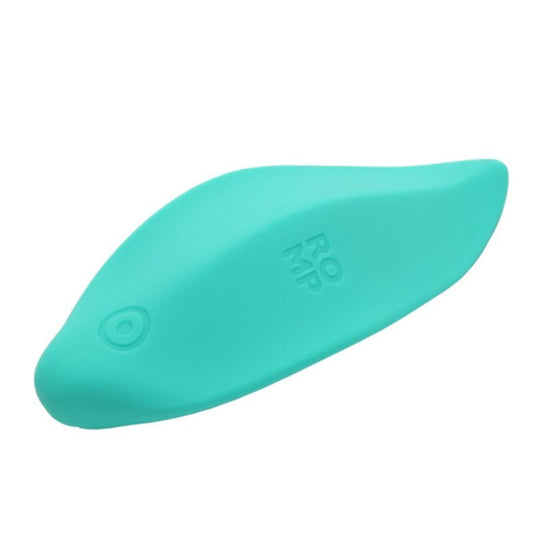 ROMP - VIBRADOR DE ONDAS, ESTIMULADOR CLITORIANO, FORMATO ERGONÔMICO, VERDE-ÁGUA - Infernum Store