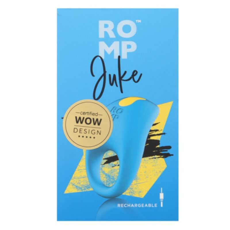 ROMP - JUKE ANEL PENIANO DE SILICONE COM VIBRADOR PARA ESTIMULAÇÃO CLITÓRICA - Infernum Store