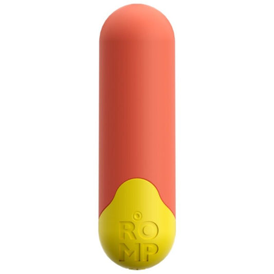 ROMP - RIOT MULTIFUNCIONAL VIBRATÓRIO BULLET LARANJA + AMARELO - Infernum Store