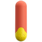 ROMP - RIOT MULTIFUNCIONAL VIBRATÓRIO BULLET LARANJA + AMARELO - Infernum Store