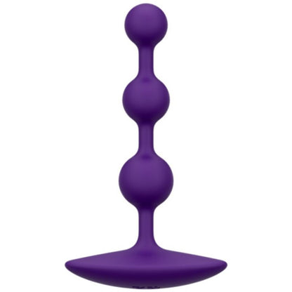 ROMP - AMP CONTAS ANAL DE SILICONE FLEXÍVEIS ROXAS 12,5 CM ROXAS - Infernum Store