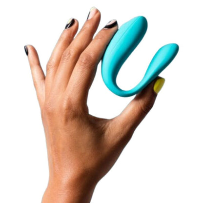 ROMP - JOIN JUNTEM-SE AO VIBRADOR PARA CASAIS TURQUESA - Infernum Store