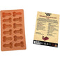 DIABLO PICANTE - FORMA DE CHOCOLATE COM 12 PÊNIS DE SILICONE PARA PENDURAR - BAUNILHA - Infernum Store