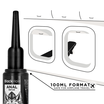 BLACK HOLE - APLICADOR DE LUBRIFICANTE ANAL TAMANHO G 100 ML - Infernum Store