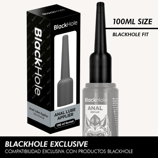 BLACK HOLE - APLICADOR DE LUBRIFICANTE ANAL TAMANHO G 100 ML - Infernum Store