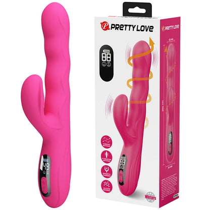 PRETTY LOVE - VIBRADOR COELHO MULTIFUNCIONAL DE INVERNO COM DISPLAY DE LED ROSA - Infernum Store