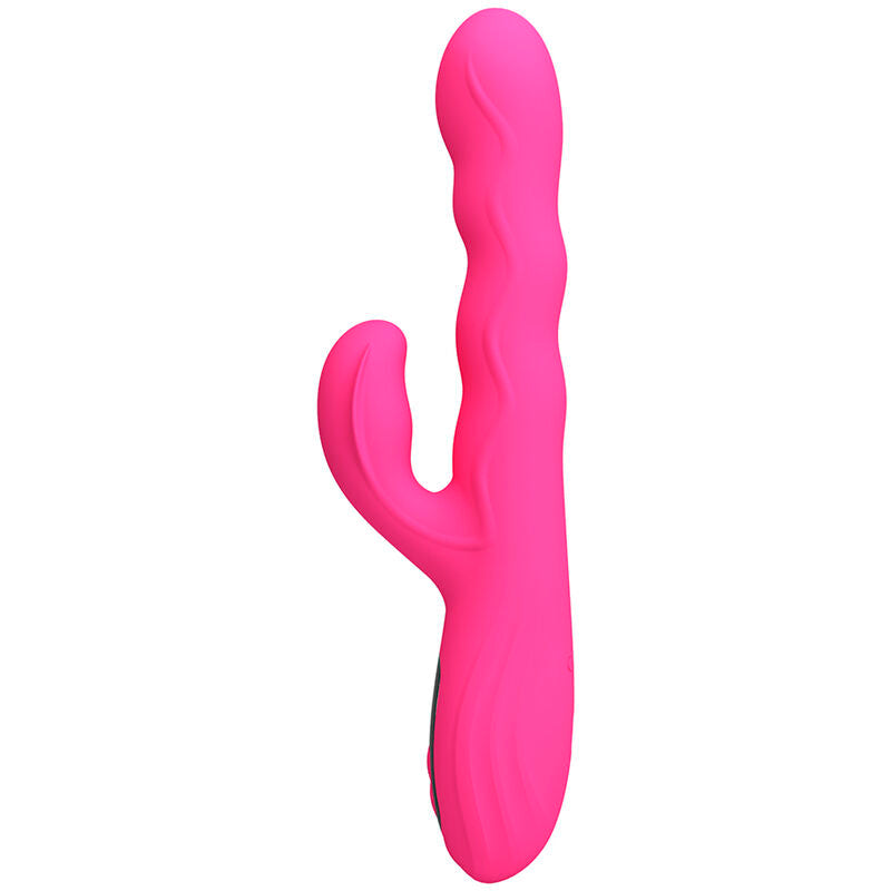 PRETTY LOVE - VIBRADOR COELHO MULTIFUNCIONAL DE INVERNO COM DISPLAY DE LED ROSA - Infernum Store