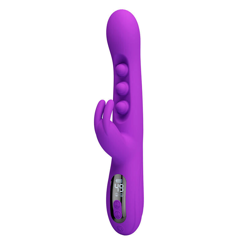 PRETTY LOVE - VIBRADOR SABIEN RABBIT COM ESTIMULAÇÃO POR TOQUE E LED ROXO - Infernum Store