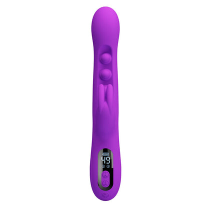 PRETTY LOVE - VIBRADOR SABIEN RABBIT COM ESTIMULAÇÃO POR TOQUE E LED ROXO - Infernum Store