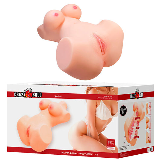 TOURO LOUCO - ANNIE XXL MASTURBADOR VAGINAL E ANAL COM CARNE DE SEIOS - Infernum Store