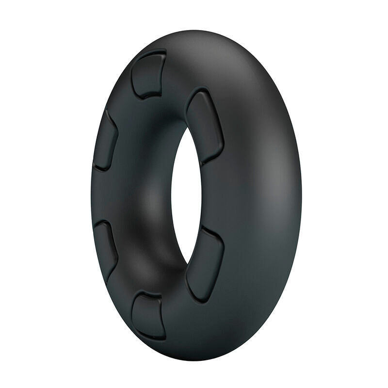 CRAZY BULL - ANEL PENIANO DE SILICONE SUPER MACIO BERTRAM PRETO - Infernum Store