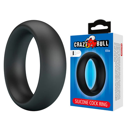 CRAZY BULL - ELIO ANEL PENIANO DE SILICONE PRETO - Infernum Store