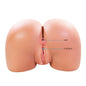 CRAZY BULL - JULIA XXL MASTURBADOR VIBRATÓRIO DUPLO VAGINAL E ANAL FLESH - Infernum Store