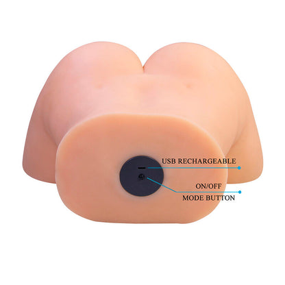 CRAZY BULL - LIORA XXL MASTURBADOR VAGINAL E ANAL DUPLO - Infernum Store