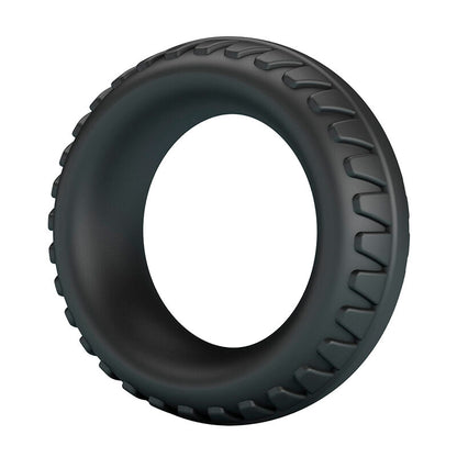 CRAZY BULL - ANEL PENIANO DE SILICONE TEXTURIZADO MERRITT PRETO - Infernum Store