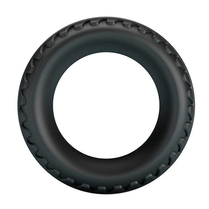 CRAZY BULL - ANEL PENIANO DE SILICONE TEXTURIZADO MERRITT PRETO - Infernum Store