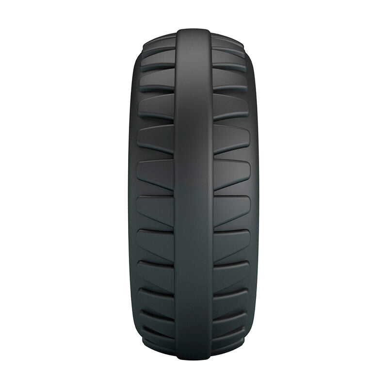 CRAZY BULL - ANEL PENIANO DE SILICONE TEXTURIZADO MERRITT PRETO - Infernum Store