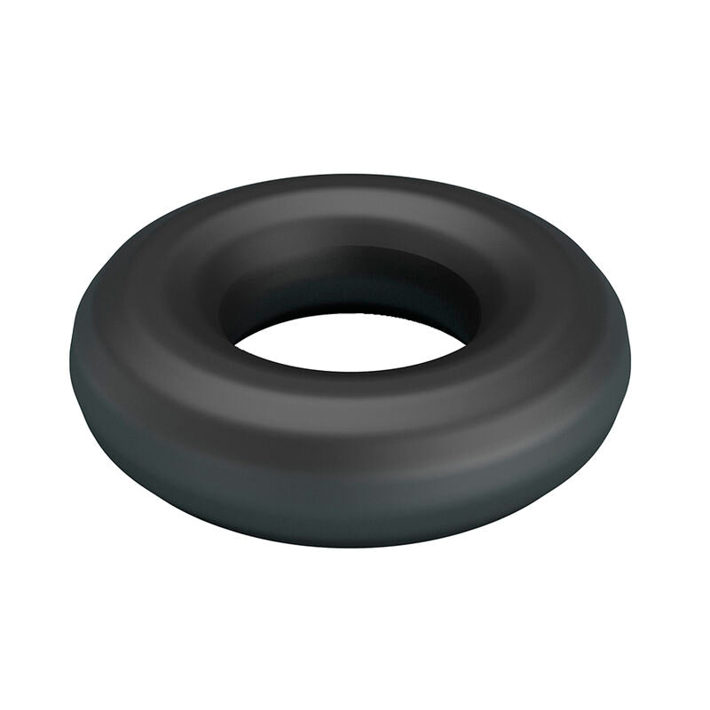 CRAZY BULL - ANEL PENIANO DE SILICONE SUPER MACIO URBANO PRETO - Infernum Store