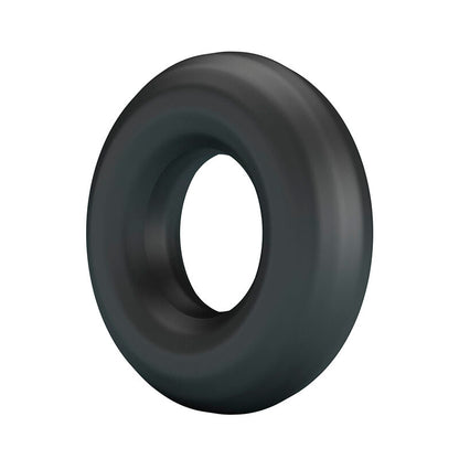 CRAZY BULL - ANEL PENIANO DE SILICONE SUPER MACIO URBANO PRETO - Infernum Store