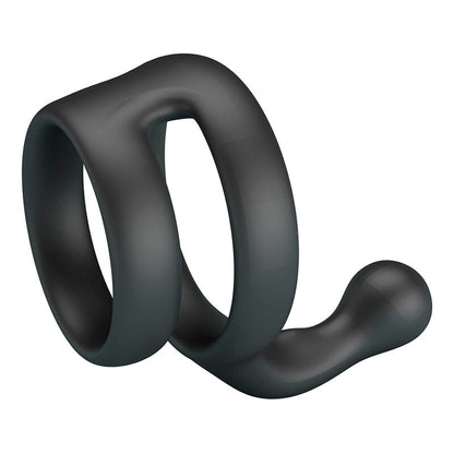 CRAZY BULL - ANEL DUPLO PARA PÊNIS E TESTÍCULOS YANCY PRETO - Infernum Store