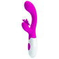 PRETTY LOVE - BUTTERFLY KISS VIBRADOR COELHO COM 30 FUNÇÕES ROXO - Infernum Store
