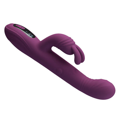 PRETTY LOVE - DEE VIBRADOR MULTIFUNCIONAL COELHO OSCILAÇÃO E PERCUSSÃO ROXO - Infernum Store