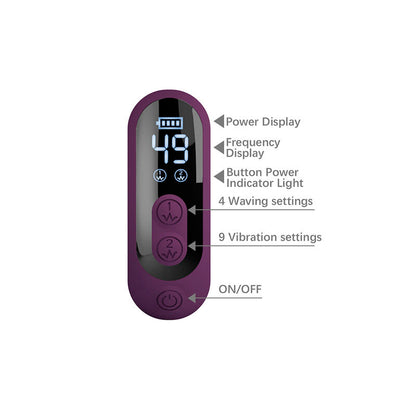 PRETTY LOVE - DEE VIBRADOR MULTIFUNCIONAL COELHO OSCILAÇÃO E PERCUSSÃO ROXO - Infernum Store