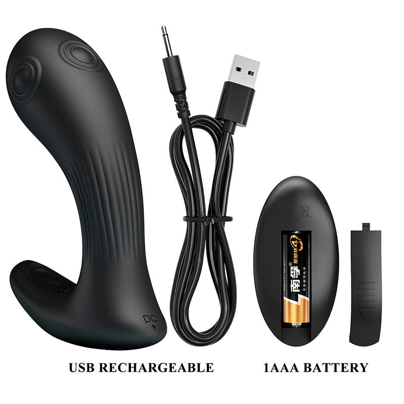 PRETTY LOVE - VIBRADOR DE PRÓSTATA MIRABELLE COM CONTROLE REMOTO - Infernum Store